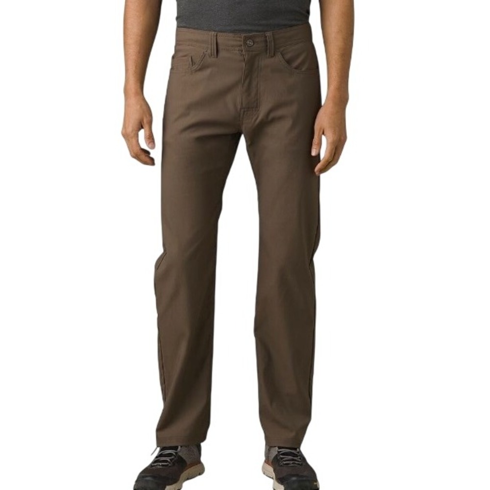 Prana Brion Slim Pant II Mud Taupe Mens 42x30 ReZion Stretch Tapered Leg NWT